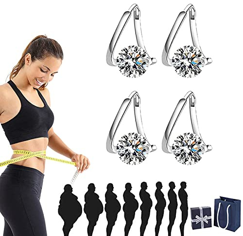 Flysmus Halolux Lymphität Germanium Ohrringe, Flysmus Lymphität Magnetherapie Germanium Ohrringe, Atheniz Magnetologie Lymphität Ohrringe, Lymphdrainage Ohrringe (Silber-2Paare)