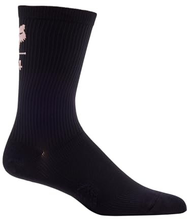 Fox Racing Unisex Ranger, 20,3 cm Socken, Schwarz/Pink Fox 74, X Small