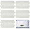 PEALOVCOM 5 Stück Mikrowelle Glimmer Platte 11.7 x 6.4 cm Glimmerscheibe Ersatz für Mikrowellen Glimmerplatten Universal Glimmerblatt Reparatur Zubehör für Mikrowelle