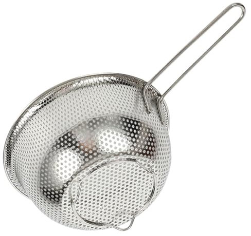 VINTORKY Stainless Steel Strainer Basket Mesh Drainer for Fruits Vegetables Kitchen Use for Home and Outdoor Cooking