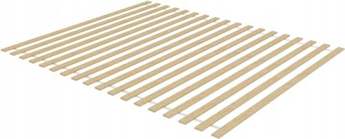 BDW Holztech Rollrost 350 kg - Hochwertiger extra starker Lattenrost aus heimischen Wäldern- 140x200cm - Rolllattenrost unbehandelt für Ihren gesunden Schlaf