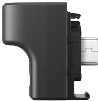 LiLiTok Adattatore audio per Insta360 Ace Pro / 360 Ace Mic Adatper, 3,5 mm Microphone Adatper and Type-C Charging Ports Ace Pro Accessories