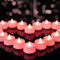 BEICHI Flameless LED Tea Lights - 24-Pack Battery Operated Fake Tealight Candles, Votive Candles Bulk for Holidays (Pink)