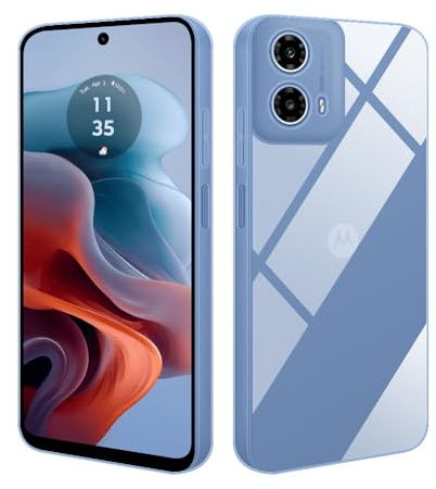HSP Funda para Motorola Moto G34 5G, Carcasa Silicona, Case, Transparente