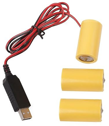 GMBYLBY 3.1ft Eliminators Cable USB To LR14 C Battery Power Cable Extension Cord Replace 3pcs LR14 C Batteries USB To 4.5V LR14 C Battery Eliminators Cable