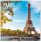 Grupo Erik Kalender 2025 Wandkalender 2025 Paris Kalender 2025 Familienplaner 30 x 30 cm 12 Monate Jahreskalender Familienkalender 2025