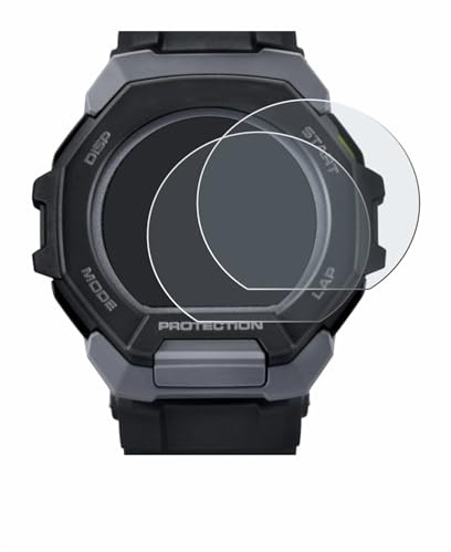BROTECT Schutzfolie für Casio G-Shock G-Squad GBD-300 | 2 Stück Entspiegelnder Displayschutz Made in Germany Matte Displayschutz-Folie Anti-Reflex Anti-Fingerprint Einfache Montage