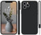 HGH für iPhone 11 Pro Max Hülle Silikon, Weichem Microfiber-InnenfutteHandyhülle für iPhone 11 Pro Max Ultra Dünn Rundumschutz mit r kameraschutz Schutzhülle für iPhone 11 Pro Max Matte Schwarz