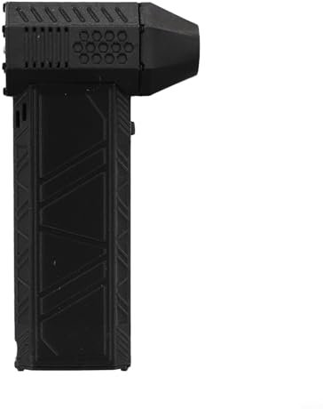 Potente ventilatore turbo per la rimozione della polvere industriale, versione aggiornata, portatile e (nero)