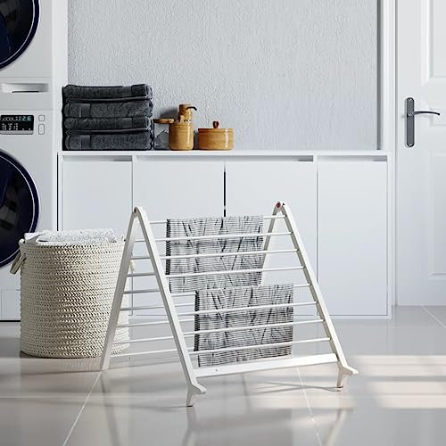 Lauuoeriau Home & Garden,Drying Rack for Bathtub Extendable 53-90 cm Aluminium