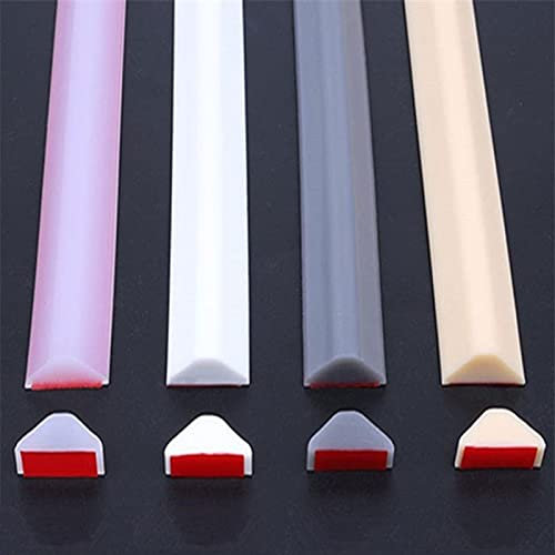 Barriera impermeabile in silicone per doccia paraspruzzi striscia per bagno e cucina lavello autoadesivo tappo acqua 60 400 cm