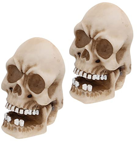 MAGICLULU Porte-câbles En Forme De Tête De Mort Cadenas À Clé Boîte De Rangement Murale Pour Clés Enrouleur De Bobine Organisateur De Câbles De Charge Portable