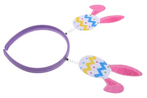 minkissy Frühlings-stirnband Mit Hasenohren Haarbänder Für Junge Mädchen Und Erwachsene Verkleidungsaccessoires Für Ostern Und Frühlingsparty