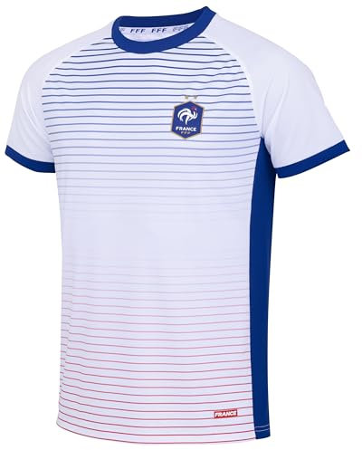 FFF Offizielle Kollektion der französischen Fußballnationalmannschaft, weiß, S