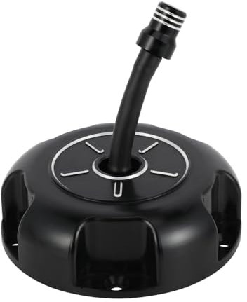 Motorcycle Gas Fuel Cap ATV CNC Tankdeckel Kraftstoff Benzin Tankdeckel ATV Zubehör Aluminium/Passend for Yamaha YFZ450 YFZ 450(Black)