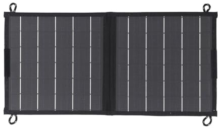 Cargador de panel solar de 10 W, placa solar plegable impermeable portátil con salida USB dual para acampar, senderismo, entusiastas del aire libre, silicio monocristalino