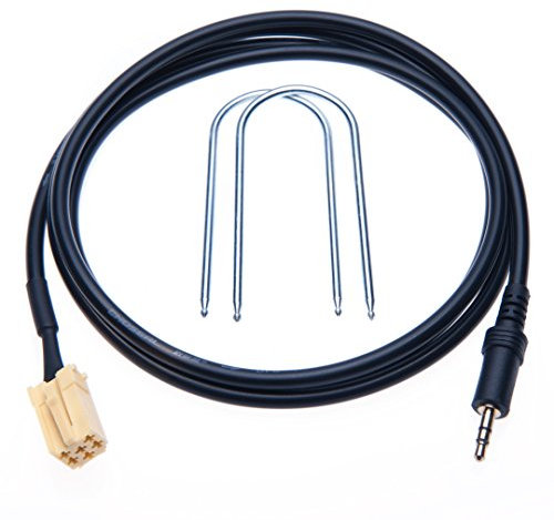 Keple 3,5 mm musica interfaccia audio cavo Aux-IN adattatore compatibile con Samsung Galaxy, HTC UNO, Huawei, Sony Xperia, lettore MP3 a OEM Car Radio Alfa Romeo 159; Fiat Grande Punto (2007-ora)