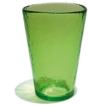 YALOS Murano Collection Happy Drink Bicchieri Bibita Happy Fruit Bicchieri Long Drink ø mm. 92 x mm. 134 Bibita Verde Vetro di Murano Made in Italy