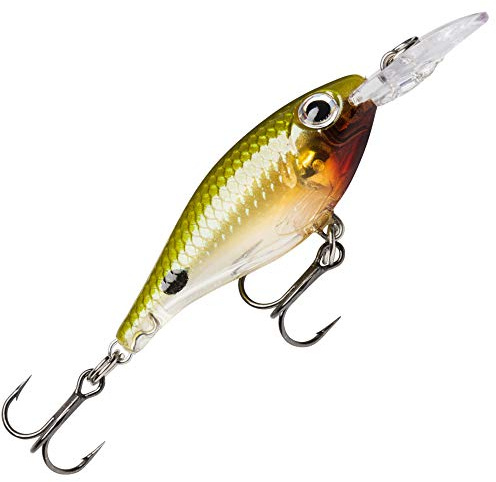 Rapala Unisex-Adult Ultra Light Shad Angelköder-Angelzubehör mit Dip Flap-Süßwasser Spinnköder-Lauftiefe 1.2-1.5m-Fischköder 4cm, 3g-Hergestellt in Estland-Glass Dot Ayu UV, Standard