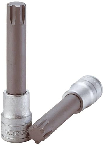 Teng Tools M4 1/2 Zoll Antrieb Ribe Multi Spline Chrom Vanadium Stecknuss | Mechanikwerkzeug | Handwerkzeug - M122704-C