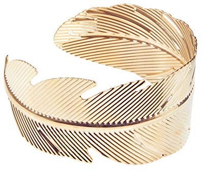 Bristol Novelty BA3221 Damen-Armband mit Blattmotiv, goldfarben Halloween