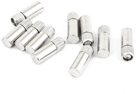 Aexit 10Stk. Fenster Glas Bodenträger Nagel Zwichenschicht Beschützer Träger 22mm Schiebefenster Länge de