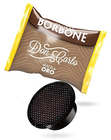 CAFFÈ BORBONE DON CARLO - MISCELA ORO - Box 50 CAPSULES COMPATIBLES A MODO MIO 7.2g