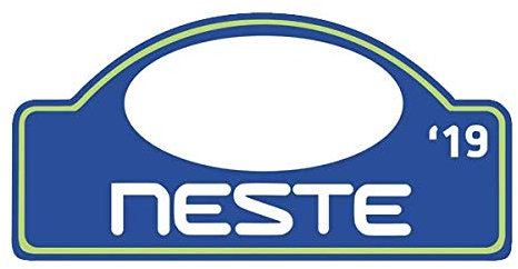 Aufkleber für Fia WRC Rally DE Finnland 2019 PR366 Neste Rallye