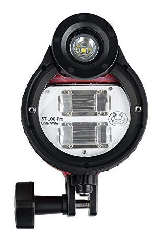 Seafrogs ST-100 Pro Waterproof Flash Strobe 5500K for Sony Canon Fujifilm Nikon Underwater Camera Housings Diving Case