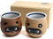 Mino Ware Japan -mino yaki- Raccoon Tea Cup (set of 2) Mug 10 fl oz sushi yunomi sake cup Made in Japan