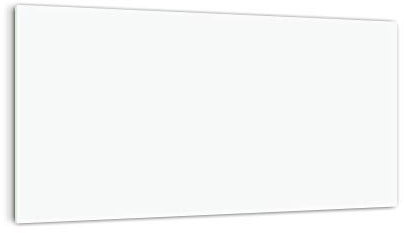 DekoGlas Küchenrückwand Aus Glas Spritzschutz 80 x 40 cm Rückwand Küche Wasserfest Kratzfest Schlagfest Sicherheitsglas 4 mm Weiß Einfarbig