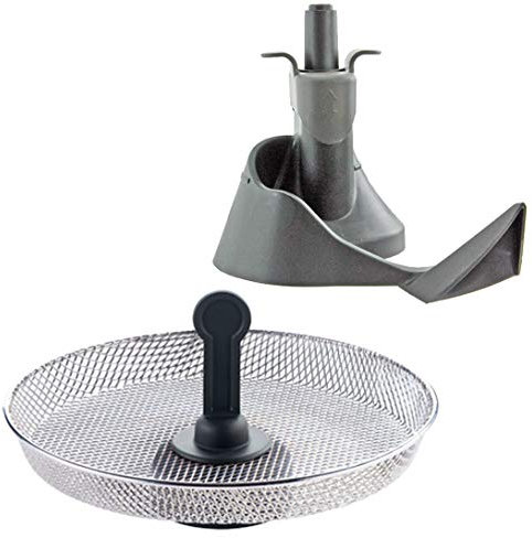 SPARES2GO Pagaie de mélange + panier à frites compatible avec les friteuses Tefal Actifry FZ70 AL80 GH80 Series 1 kg 1,2 kg