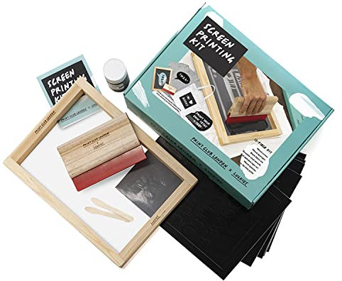 Luckies of Screen Printing Kit Print Club London x Siebdruck-Set, Vinyl, gemischt, Einheitsgröße