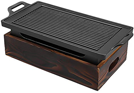 Torribala Parrilla de Barbacoa PortáTil Sin Humo Horno de Barbacoa de CarbóN JaponéS Coreano Parrilla de la Barbacoa Horno de Barbacoa Antiadherente para Exteriores para el Hogar A
