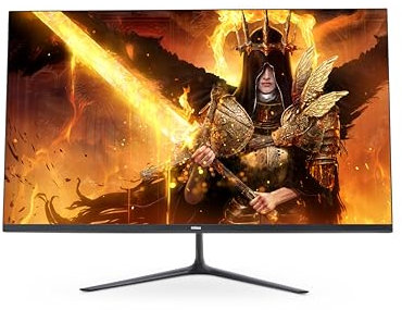 Nilox NXM27FHD751 Monitor 27 Pollici Full HD, Monitor da Computer Frameless con Risoluzione 1920x1080, Frequenza 75Hz e Porte HDMI-DP-VGA, Luminosità 250cd/m2, Design Ultra Sottile e Minimalista