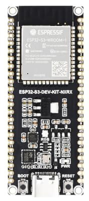 Waveshare ESP32-S3 Micro Controller, 2.4GHz Wi-Fi Development Board, 240MHz Dual Core Processor, ESP32-S3-WROOM-1-N8R8 Module,Compatible with ESP-IDF and MicroPython,Support Wi-Fi