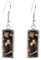 Romantische Liebe Twilight Charaktere Filme Handarbeit Rechteck Edelstahl Fisch Haken baumeln, 25 mm, Leder