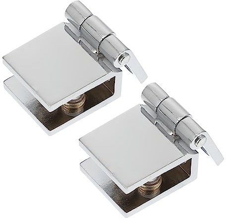 DOITOOL 1 Pc Charnière de porte en verre charnières de porte serrures de porte de garage charnières d'armoire charniere porte charnière cave à vin accessoires de porte en verre meubles