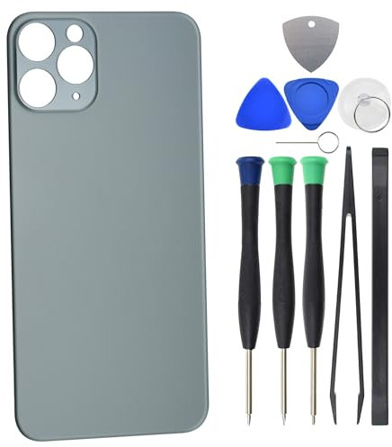 Sunrise glow Green Back Glass for iPhone 11 Pro Max with pre-cut adhesive