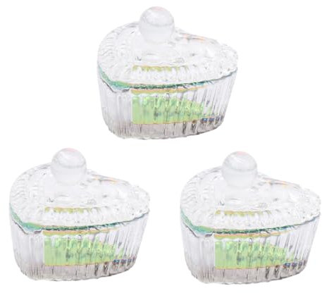 FRCOLOR Manicure Cup Lid 3pcs Nail Mixing Bowl Nail Salon Supplies Easy to Clean
