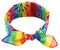 Rainbow Stripe Stirnband Hip Hop Bandana Bunny Ohrs Bandana Schalte Baumwollstirnband mit Pocketmens Bandana Multifunktion Bandana Party Accessoires Mens Bandana