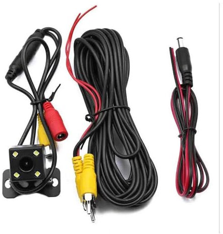 Rückfahrkamera-Set Auto Rückansicht Monitor Kamera Kit TFT LCD Auto Monitor 4,3 Zoll Bildschirm Nachtsicht Reverse Backup Einparkhilfe Weitwinkel- Rückfahrkamera(Color:Camera)