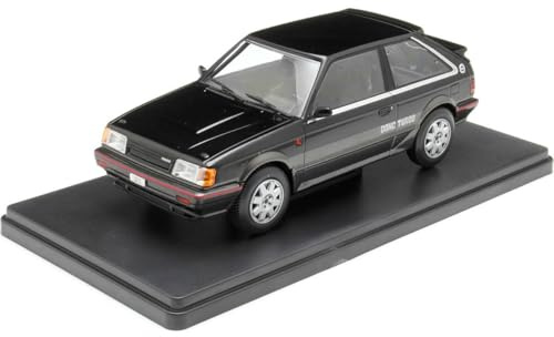 1989 Mazda 323 4WD DOHC Turbo Negro/Gris 1:24 WhiteBox 124222