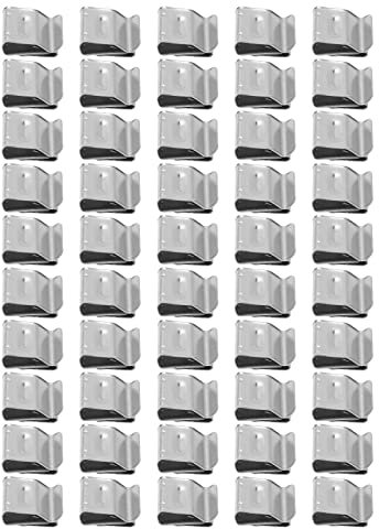 50-teiliges Kabelklemmen-Set aus Edelstahl für Kabelbefestigung, Klemmen-Set, PV-Modulrahmen, PV-Schiene, Solarpanel, Wechselrichterkabel