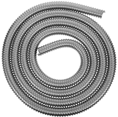 ETHZZLE Edelstahl Kabelschutzschlauch Spiralschlauch FüR Drahtkabel Schutzrohr KabelhüLsenschutz FüR Saubere Und Ordentliche Kabelorganisation