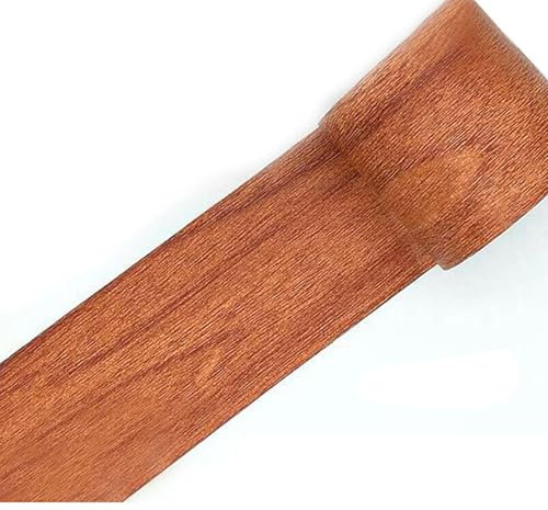 Aartner Holzoptik Klebeband, 5.37cm(B) x 4.57m (L) Holzoptik Folie Selbstklebend, PE+ Stoffe Klebefolie Eiche Rustikal für Weichsockelleiste, Türen Bordüre, Wände Tapeten, Möbel (1, B)