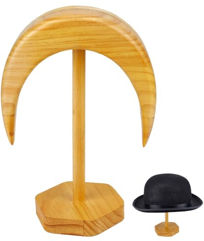 BENECREAT Hutständer Mit Stabilem Sockel 175x160x60mm Tisch Kappenhalter Im Antik Stil Für Einzelhandelsmessen Schaufensterdekoration Für Boutiquen Verkäufer Verkäufe