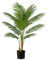 Planta Artificial 100cm. Palmera Areca Decorativa Grande para Interior y Exterior. Planta Realista en Maceta de Plástico. Palmera con Hojas con Tacto Suave y Natural, para Decorar tu Hogar