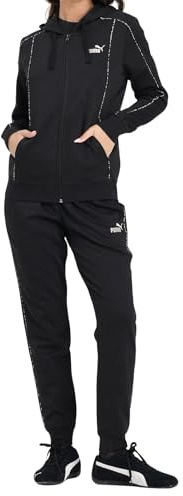 PUMA Tuta da Donna con Cappuccio Essential Animal Nera Codice 692203-01
