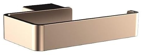 EMCO LOFT Papierhalter, eleganter Toilettenpapierhalter zur Wandmontage aus Aluminium, hochwertige Toilettenpapierspender Bronze gebürstet Ohne Deckel